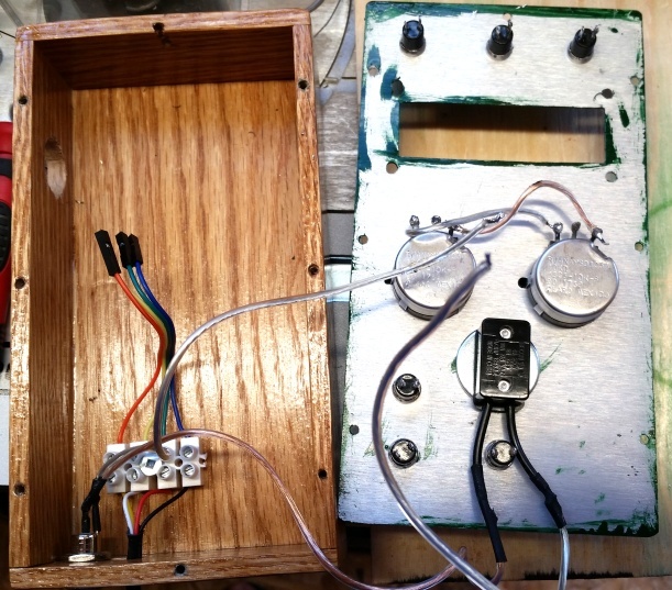 Inside the new VMU control box